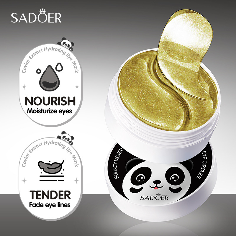 60pcs SADOER Crystal Collagen  - огляд і ціна Collagen Under Eye Patches
