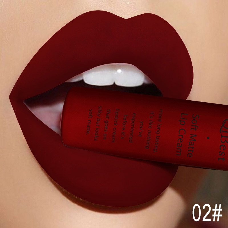 QIBEST Sexy Velvet Matte Lip G - огляд і ціна Matte Velvet Lip Tint Long Lasting