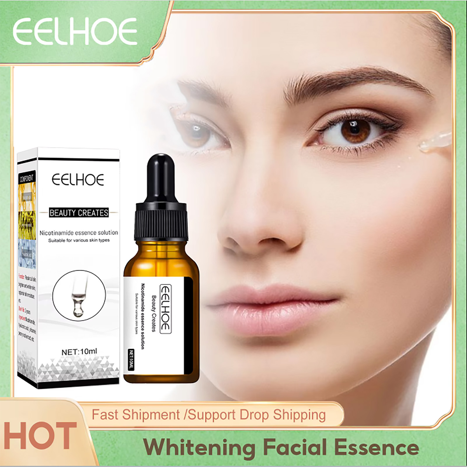 Whitening Face Serum Shrink Po - огляд і ціна Niacinamide Pore Shrinking Essence