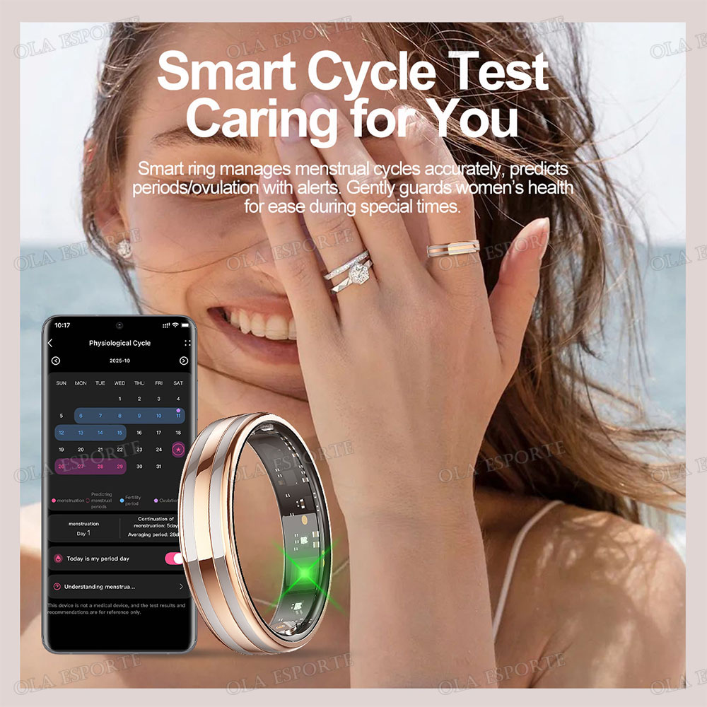 New 6.3mm Thin Smart Ring Heal - огляд і ціна Health Monitors