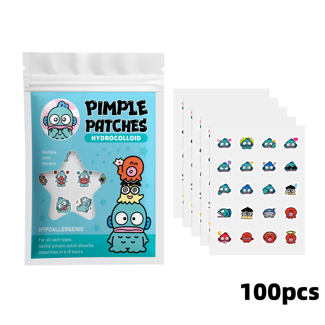 100/20PCS Cute Clownfish Hydro - огляд і ціна Hydrocolloid Pimple Patch