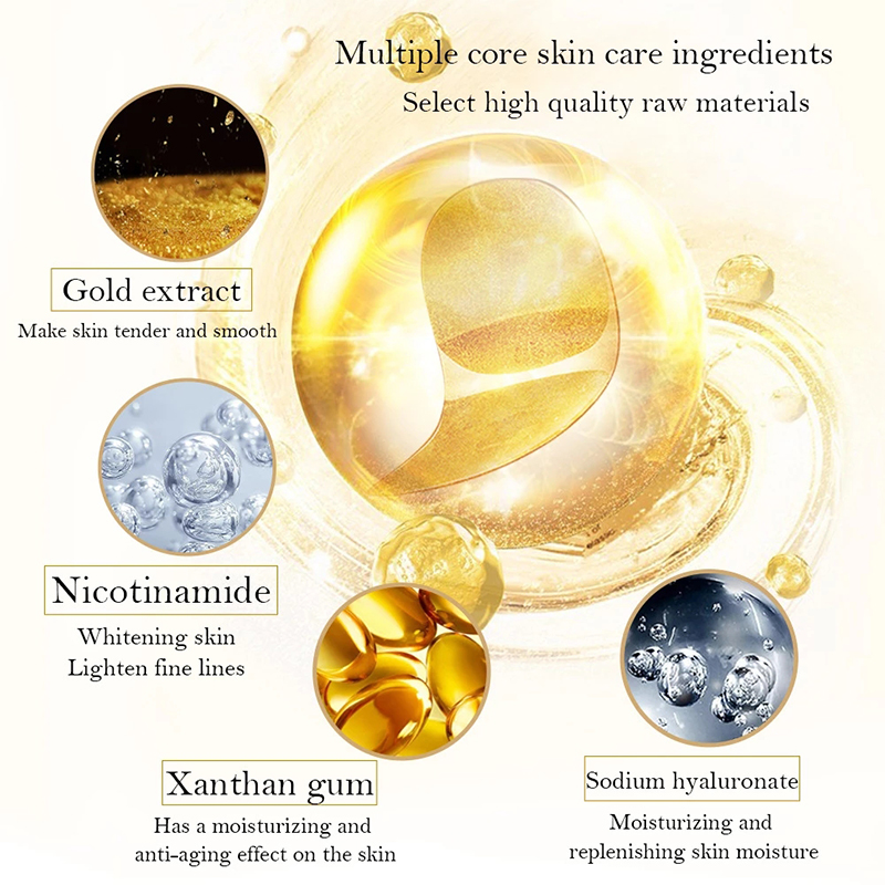 5/10/20/30 Pairs Crystal Gold  - огляд і ціна Collagen Under Eye Patches