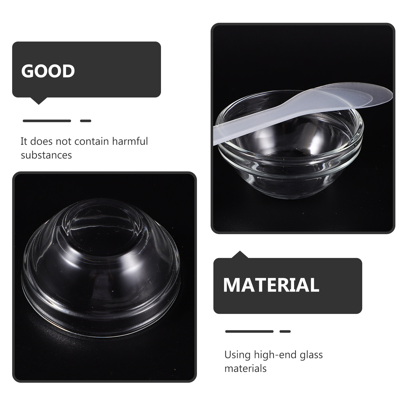 1Set Essential Oil Bowl Glass  - огляд і ціна Hair Care