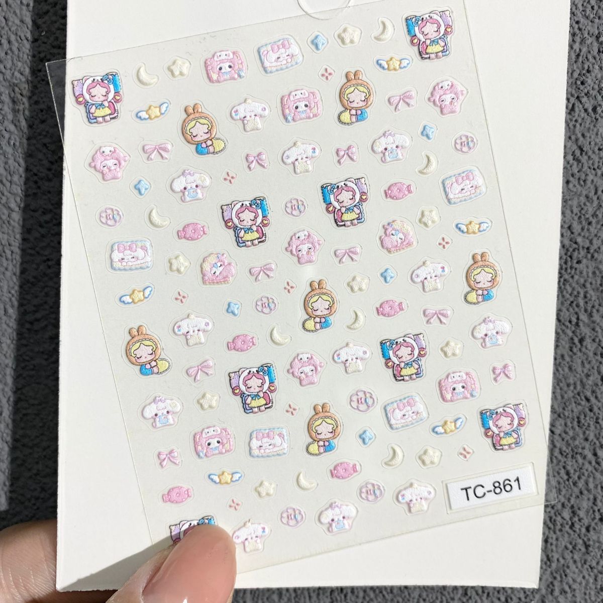 Cute Piano Lamb Relief Nail Ar - огляд і ціна Nail Art