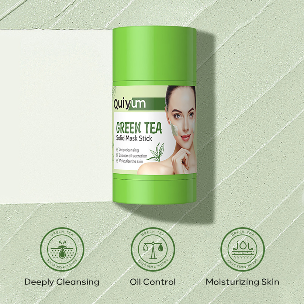 QUIYUM Matcha Green Tea Mud Ma - огляд і ціна Green Tea Cleansing Clay Mask