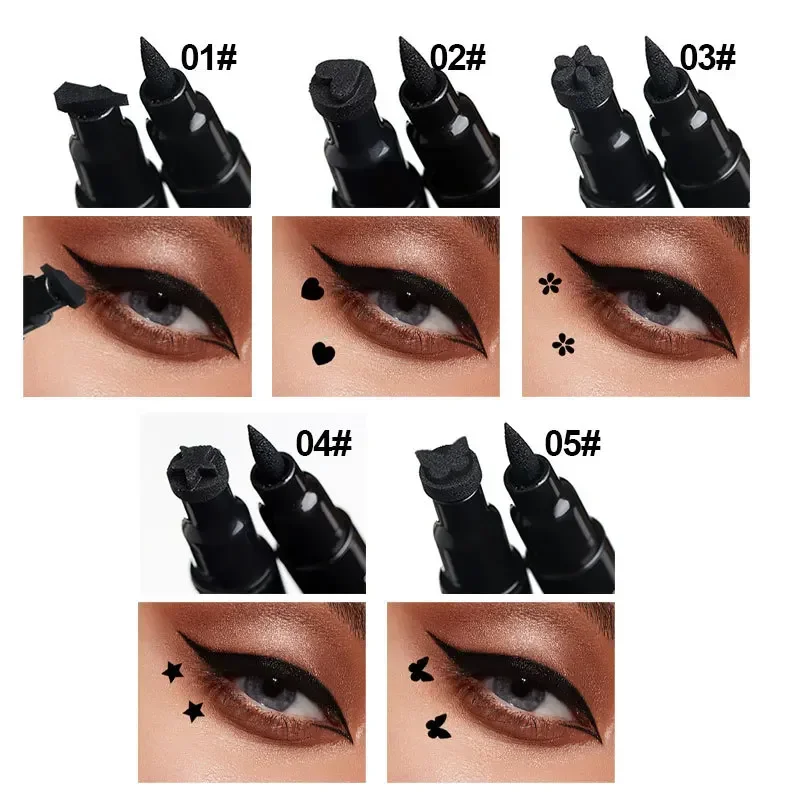 2 IN 1 Butterfly Seal Eyeliner - огляд і ціна Waterproof Liquid Eyeliner Pen