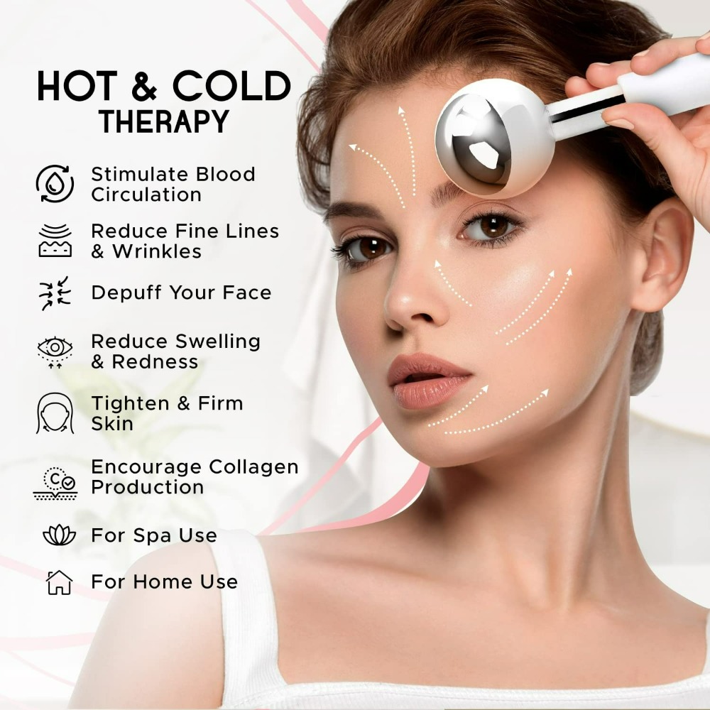 Cryo Face Massager Ice Globes  - огляд і ціна Face Ice Roller Puffiness
