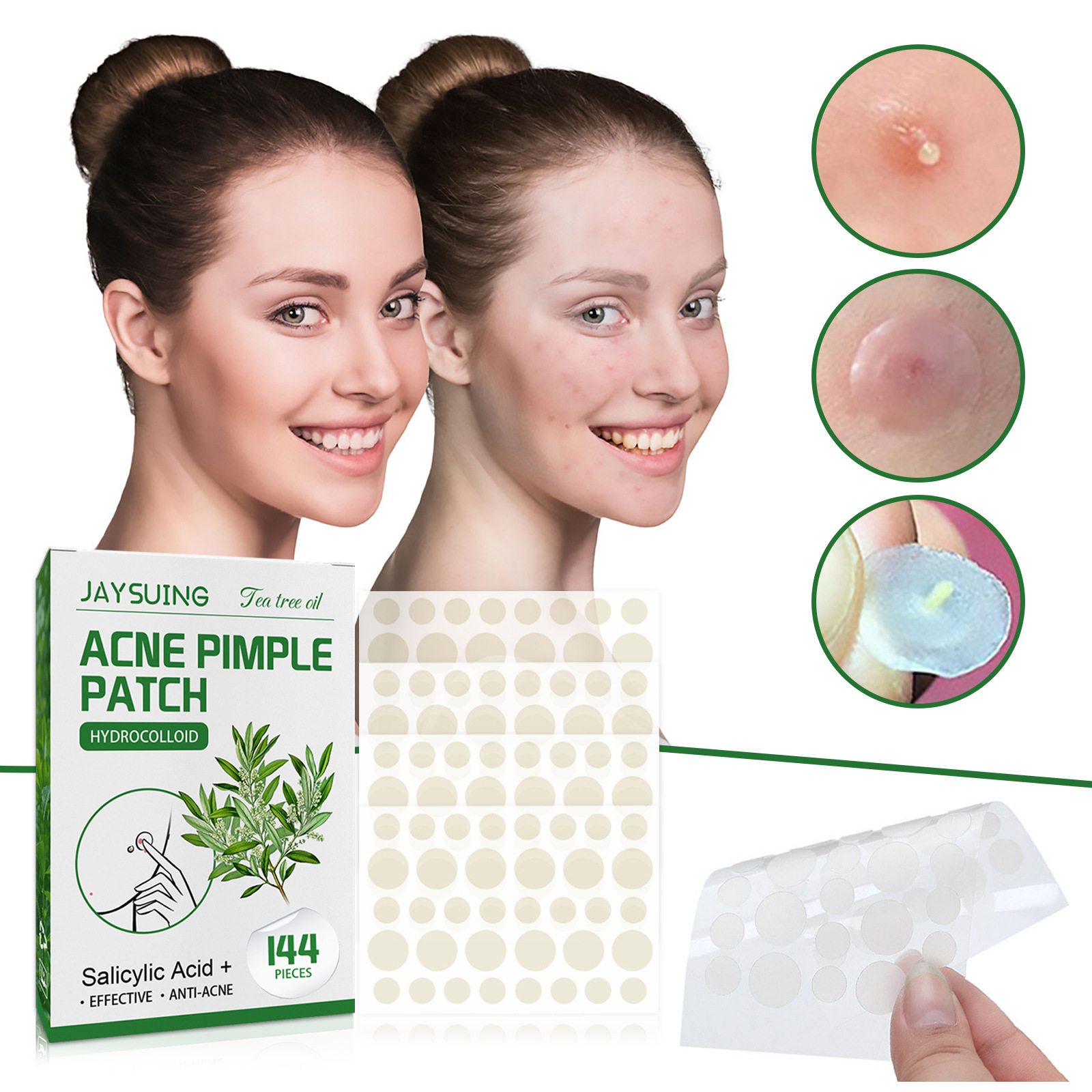 Hydrocolloid Acne Patches - Ab - огляд і ціна Hydrocolloid Pimple Patch
