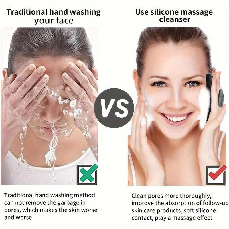 Exfoliating Silicone Bath Brus - огляд і ціна Silicone Face Scrubber Electric