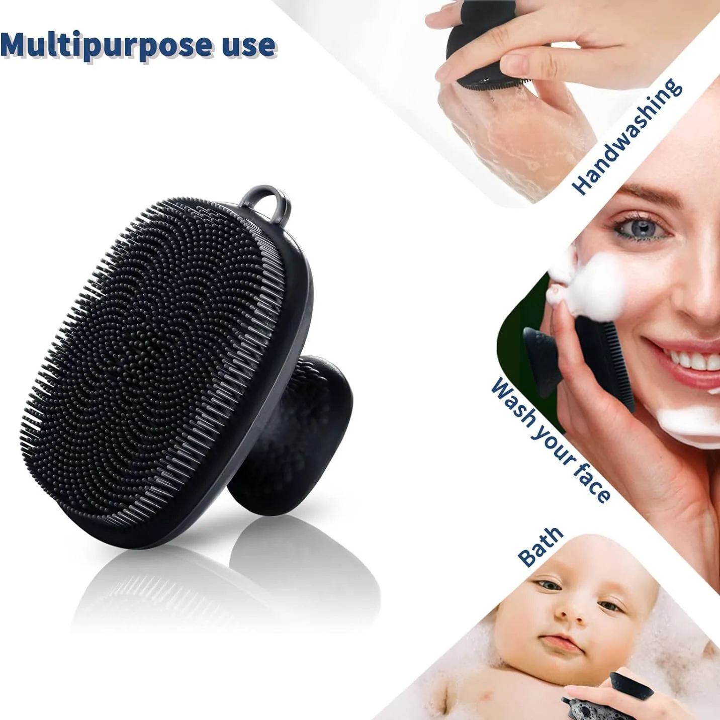 Silicone Face Scrubber for Men - огляд і ціна Silicone Face Scrubber Electric