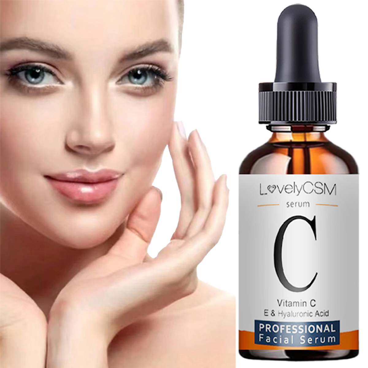 Facial Serum Vitamin C Liquid  - огляд і ціна Hyaluronic Acid Facial Serum