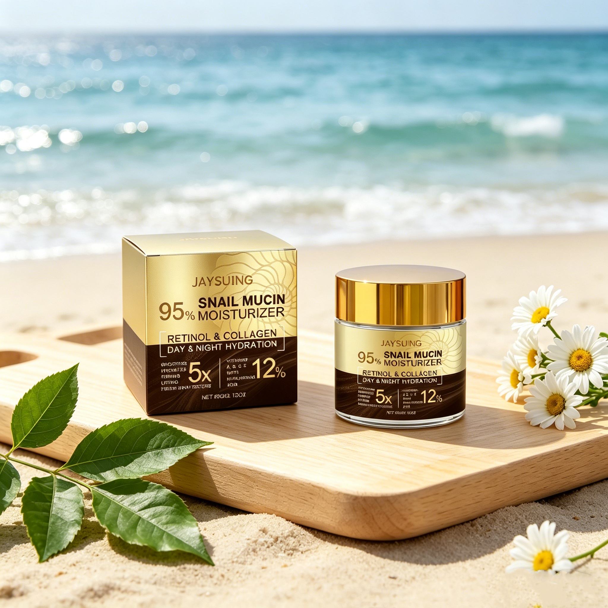 95% Snail Mucin Moisturizer Co - огляд і ціна Retinol Anti Wrinkle Cream