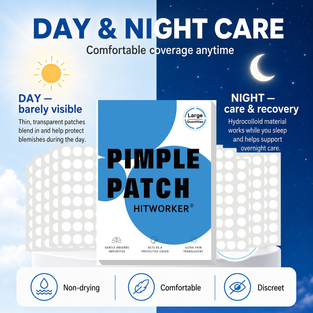 800Pcs Hydrocolloid Acne Pimpl - огляд і ціна Skincare