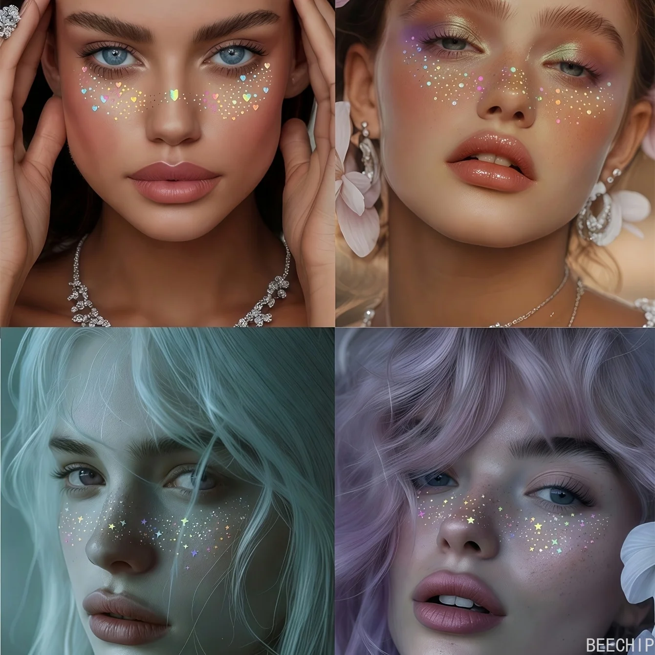 6 Sheets Glitter Freckles Holo - огляд і ціна Makeup