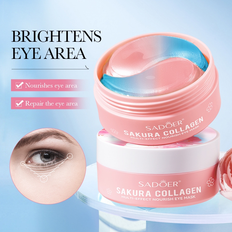 60Pcs Sakura Collagen Multi-Ef - огляд і ціна Collagen Under Eye Patches