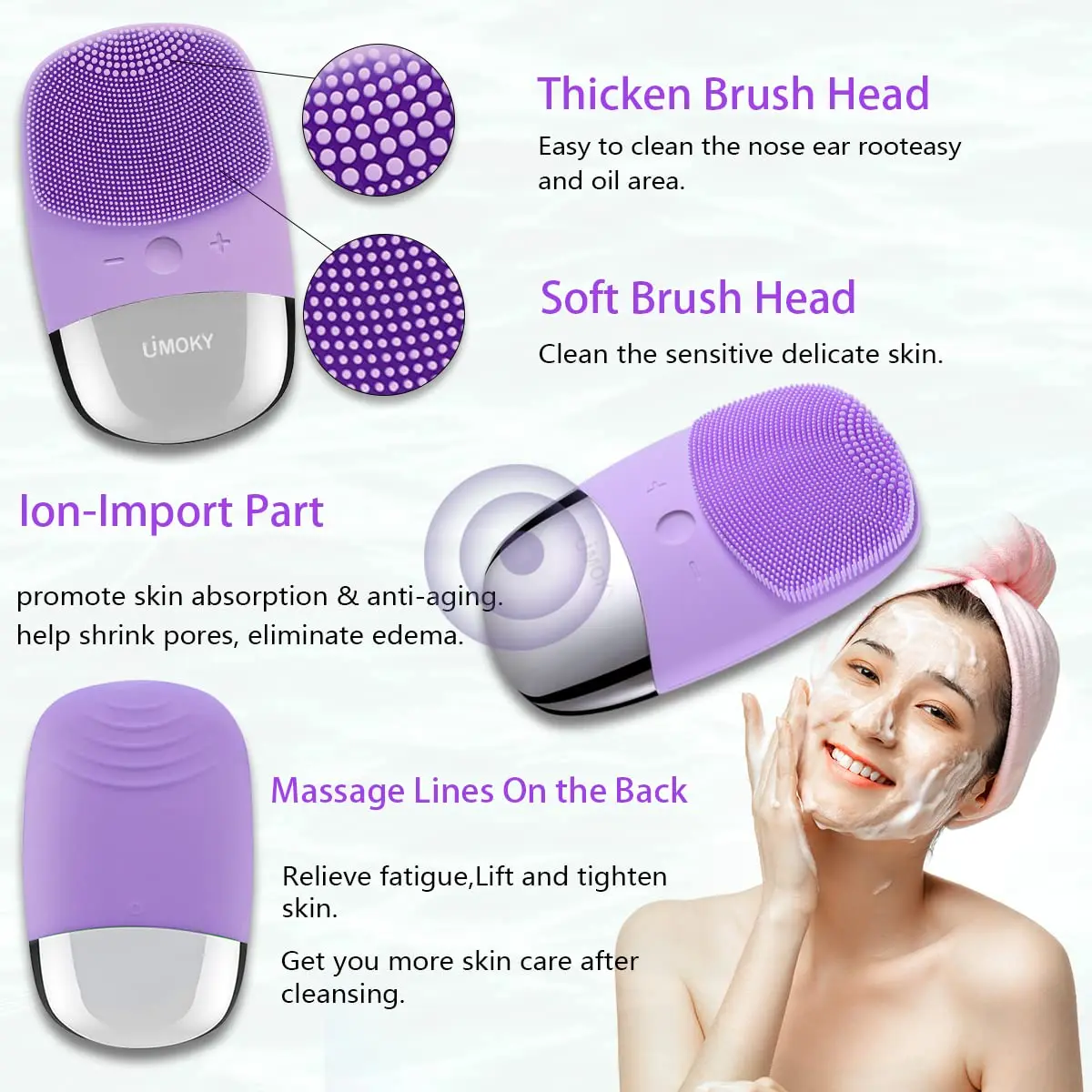 Facial Electric Silicone Clean - огляд і ціна Silicone Face Scrubber Electric