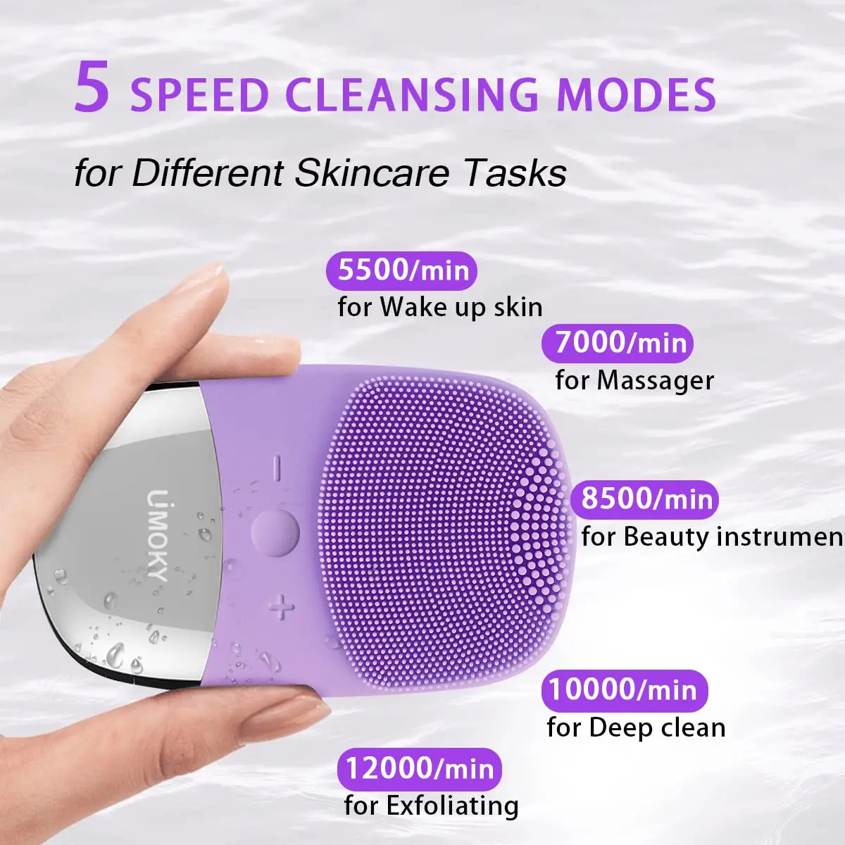 Facial Electric Silicone Clean - огляд і ціна Silicone Face Scrubber Electric
