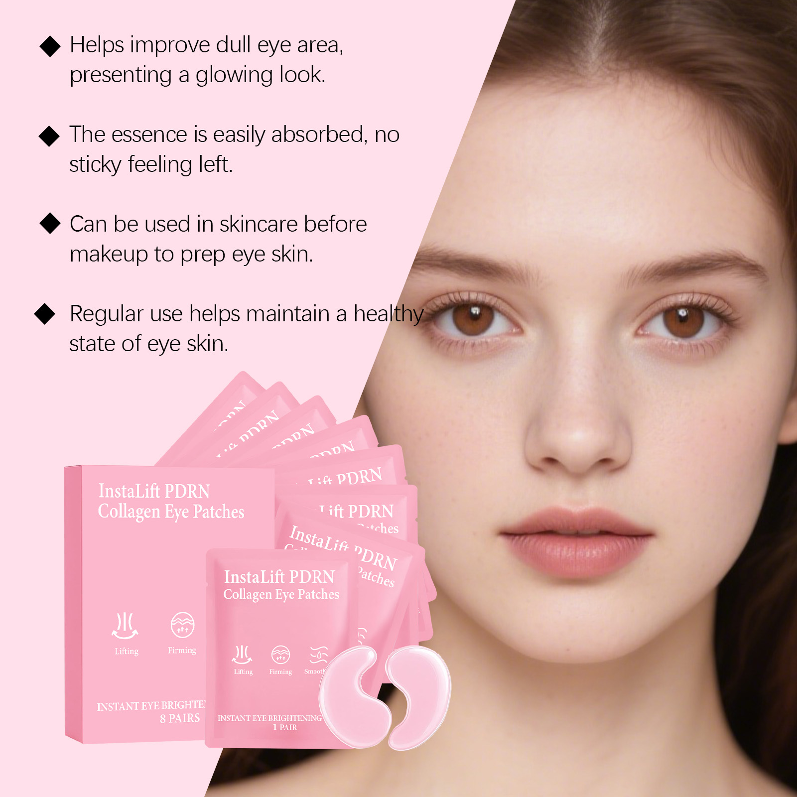 Instalift PDRN Collagen Eye Pa - огляд і ціна Collagen Under Eye Patches