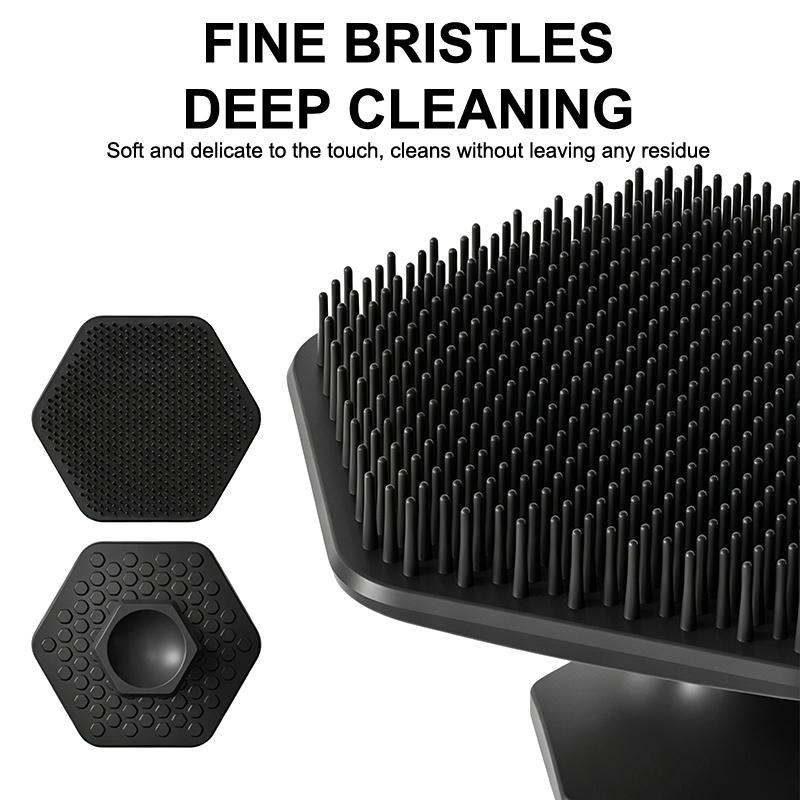 Facial Cleaning Brush Scrubber - огляд і ціна Silicone Face Scrubber Electric