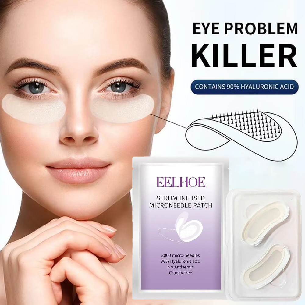 1 Pair Micro-needle Eye Patch  - огляд і ціна Collagen Under Eye Patches