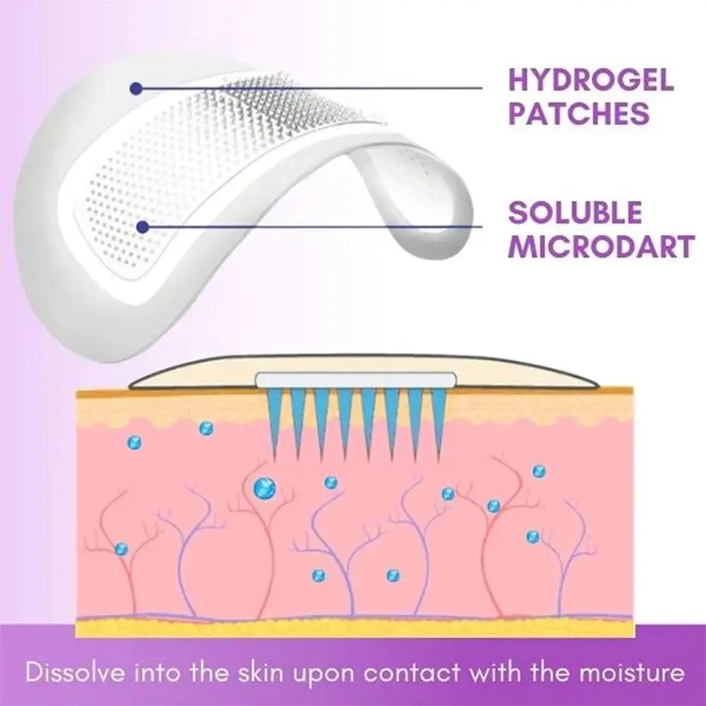 1 Pair Micro-needle Eye Patch  - огляд і ціна Collagen Under Eye Patches