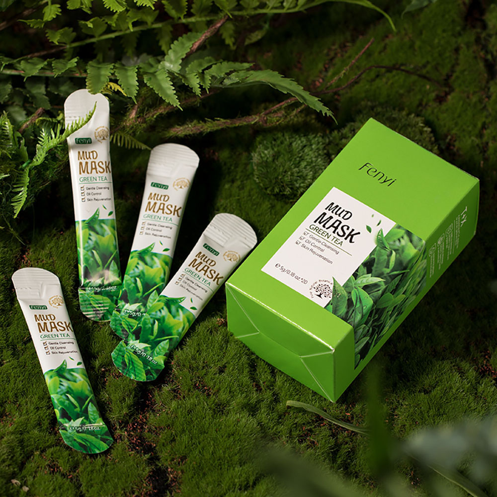 Fenyi Green Tea Clay Mask 5gx2 - огляд і ціна Green Tea Cleansing Clay Mask
